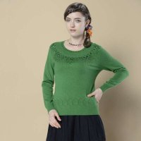 墨漓女式短款羊绒衫1384