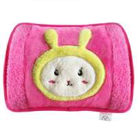 家博士水电分离热水袋暖水袋JBS-N006-6玫红兔