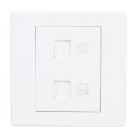 飞利浦Q6 二位电话电脑插座 ZT0102