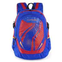 LUXCEL陆赛特色个性学生双肩休闲背包运动书包MS45064蓝