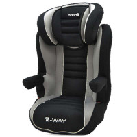 法国原装进口 naonii诺尼亚汽车儿童安全座椅 雅典娜 3岁-12岁 不带ISOFIX接口 经典黑