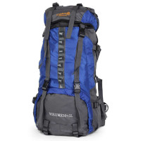 丹杰斯 户外旅行登山包-双肩背包 016 50升 蓝色