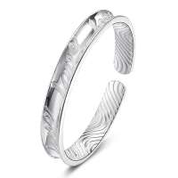 跃进珠宝-千足银手镯 love 贵妃镯