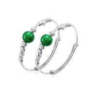 跃进珠宝-S990绿玛瑙儿童手镯12g B00EDZ2KFQ