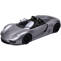 奥迪双钻遥控授权车保时捷918 银灰 258110-8