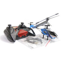 奥迪双钻遥控飞机22CM铁甲飞鹰智控式直升机A款(蓝) 856612