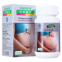 乐佳善优 Lacare DHA藻油软胶囊 美国进口DHA藻油原料 300mg*60粒