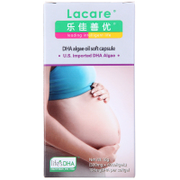 乐佳善优 Lacare DHA藻油软胶囊 美国进口DHA藻油原料 300mg*60粒