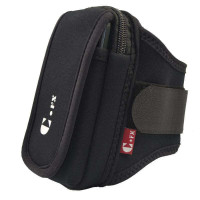 CFX 1501XL黑色4.8寸三星I9300/s4臂袋 跑步运动双层防震手机臂包 绑带标准款