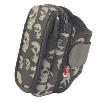 CFX 1501XL骷髅图案4.8寸三星I9300/s4臂袋 跑步运动双层防震手机臂包 绑带标准款