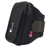 CFX 1501XL-L黑色4.8寸三星I9300/s4臂袋 跑步运动双层防震手机臂包 绑带加长款