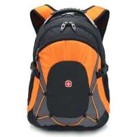 瑞士军刀swissgear系列双肩电脑包 15寸 SA-9663  双肩包橙色