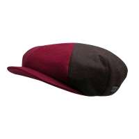 THANTRUE真享 英伦潮贝雷帽子 秋冬天圆顶毛呢报童帽 女士休闲鸭舌帽 J065 铁锈红
