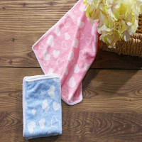 美加惠 印花童巾T-2035 2条装粉(粉、绿、蓝随机发送)