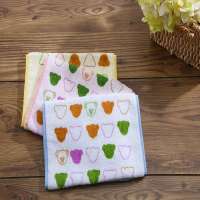 美加惠 提花童巾T-2038 2条装(粉、黄、蓝随机发送)