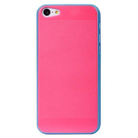 倍思 果壳 苹果 iphone 5c 送膜 粉/蓝