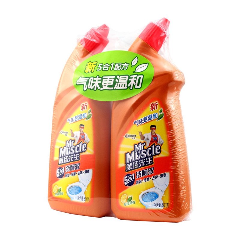 威猛先生洁厕液(柠檬草香)双包装600g*2