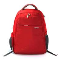 森泰英格电脑包 2030红色15寸双肩背电脑包休闲包