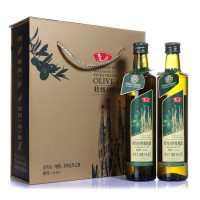 鲁花 特级初榨橄榄油礼盒 500ml*2