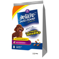 美滋元狗粮 高钙牛奶球幼犬狗粮10KG