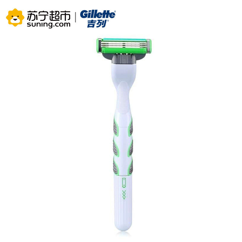吉列(GILLETTE)锋速3敏锐动力剃须刀刀架(含1刀头) 宝洁出品