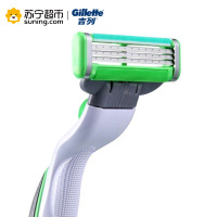 吉列(GILLETTE)锋速3敏锐动力剃须刀刀架(含1刀头) 宝洁出品