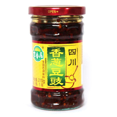吉香居 香葱豆豉 210G