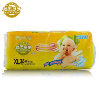 哈里贝贝婴儿纸尿裤超吸舒爽xl38片(大包)