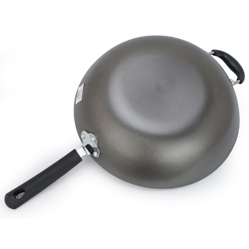 美厨MAXCOOK32cm精铸平底铁锅(套装,可视盖)
