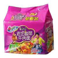 康师傅 酸菜牛肉五连包 120g*5