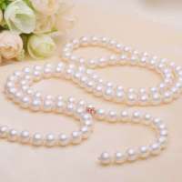 千足珍珠 古典优雅双层淡水珍珠项链 HW60555S215Z02