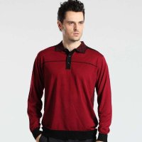 格斯帝尼时尚男士翻领羊毛衫H8002