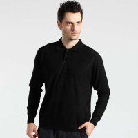 格斯帝尼休闲男士翻领羊毛衫H8005