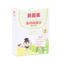 贝因美冠军宝贝鱼肉高蛋白营养米粉2段225g