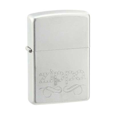 Zippo24335漩涡刻字打火机