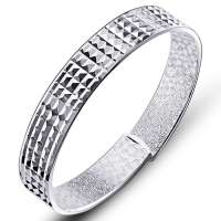 唯一(Winy)S999千足银手镯 素年若梦27(±)1克 纯银手镯 配检测证书精美包装 193SZ6