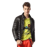 雪中飞男波浪条形短款飞羽绒 X1301015