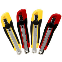 真彩576006 塑料壳美工刀 0.5mm 颜色随机