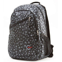 BOYI博藝 五角星商务旅行双肩电脑背包  BY09120 黑色印花