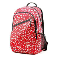 BOYI博藝 五角星商务旅行双肩电脑背包  BY09120 红色印花