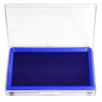 真彩415003 透明长方形快干印台 蓝色