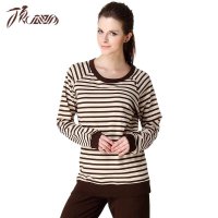 顶瓜瓜情侣(女士)纯棉睡衣套装春秋加厚家居服DJJWQ-T4018