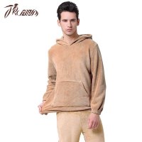 顶瓜瓜2013秋冬情侣(男士)睡衣套装加厚珊瑚绒家居服DJJMD-T4015