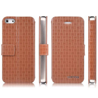 comma卓越双用真皮套iphone5棕色
