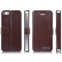comma卓越双用真皮套iphone5深咖啡色
