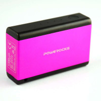 POWEROCKS移动电源magiccube5200毫安玫红色