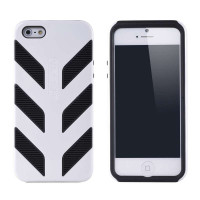 MEGIX iPhone5外星铠甲保护套内黑外白