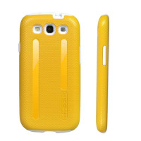 MEGIX 三星i9300双重铠甲保护套内白外黄