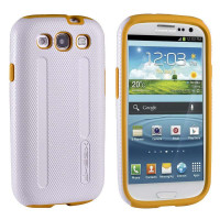 MEGIX 三星i9300双重铠甲保护套内黄外白