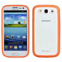 MEGIX 三星i9300双色壳保护套橙+白